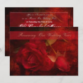 VERLENGING VAN WEDENDE STEMMEN - INVITATIE RODE RO KAART (Voorkant / Achterkant)