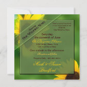 VERLENGING VAN WEDENDE STEMMEN - INVITATIES - ZONN KAART (Achterkant)