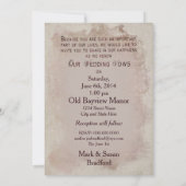 VERLENGING VAN WEDINGSTEMMEN INVIATIE -/Hydrangea Kaart (Achterkant)