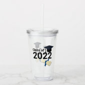 Verlengingsklasse afstuderen 2022 acryl drinkbeker (Voorkant)