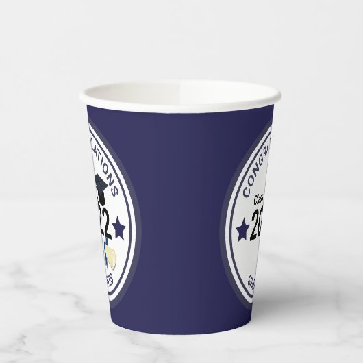 Verlengingsklasse afstuderen 2022 papieren bekers (Links)