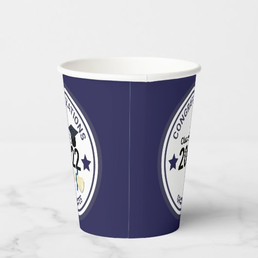 Verlengingsklasse afstuderen 2022 papieren bekers (Rechts)