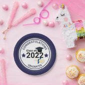 Verlengingsklasse afstuderen 2022 papieren bordje (Feest)