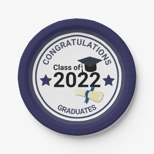 Verlengingsklasse afstuderen 2022 papieren bordje (Voorkant)