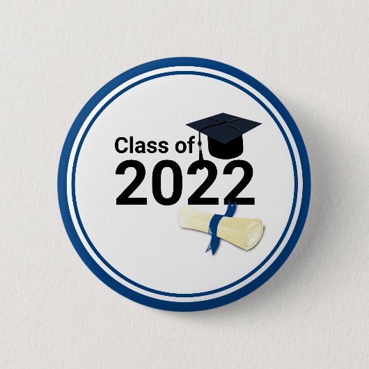 Verlengingsklasse afstuderen 2022 ronde button 5,7 cm (Voorkant)