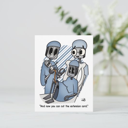 Verlengsnoer Briefkaart (Staand voorkant)