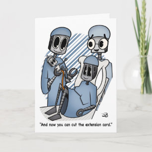 Verlengsnoer Gevouwen Wenskaart Kaart