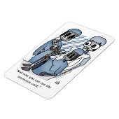 Verlengsnoer Wit Magneet (Linkerzijde)