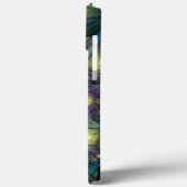 Verlicht Abstract Blauw Paars Fractal Art Name Case-Mate iPhone Case (Achterkant / Links)