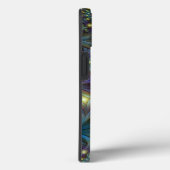 Verlicht Abstract Blauw Paars Fractal Art Name Case-Mate iPhone Case (Achterkant / Rechts)