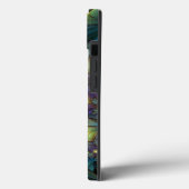 Verlicht Abstract Blauw Paars Fractal Art Name Case-Mate iPhone Case (Achterkant / Links)