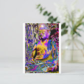 Verlicht Boeddha Briefkaart (Staand voorkant)