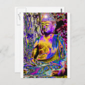 Verlicht Boeddha Briefkaart (Voorkant / Achterkant)