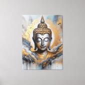 Verlicht Boeddha Canvas Afdruk (Voorkant)