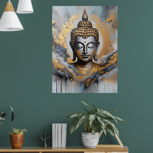 Verlicht Boeddha Poster