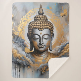 Verlicht Boeddha Sherpa Deken
