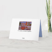 verlicht Boeddha-wenskaart Kaart (Achterkant)