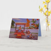 verlicht Boeddha-wenskaart Kaart (Gele Bloem)