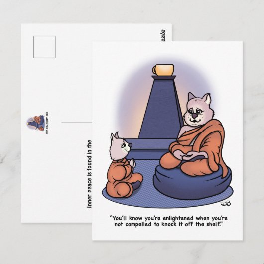 Verlicht Briefkaart (Voorkant / Achterkant)