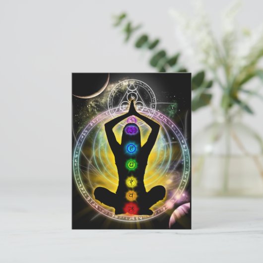 Verlicht Briefkaart (Staand voorkant)