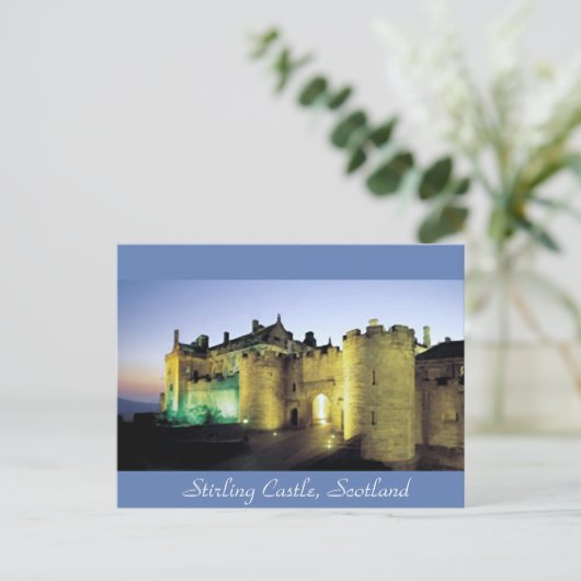 Verlicht Briefkaart met Stirling Castle (Staand voorkant)