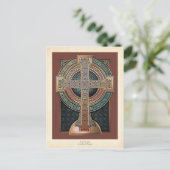 Verlicht Celtic Cross Briefkaart (Staand voorkant)