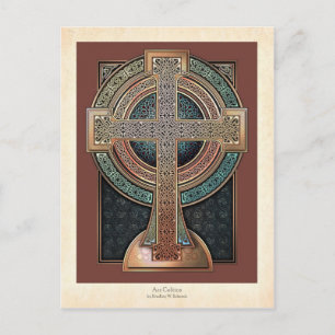 Verlicht Celtic Cross Briefkaart