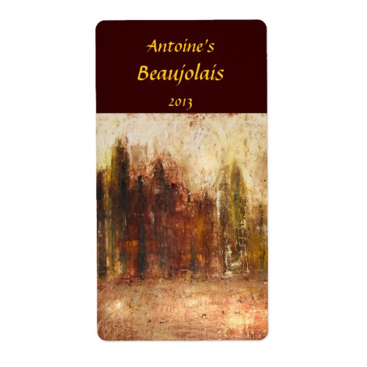 Verlicht City Wine Label (Voorkant)