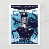 Verlicht de duisternis, het briefkaart (Voorkant)