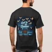 "Verlicht de duisternis" T-shirt (Achterkant)