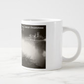 Verlicht de Herfsten voor Lung Cancer Awareness Grote Koffiekop (Rechts)