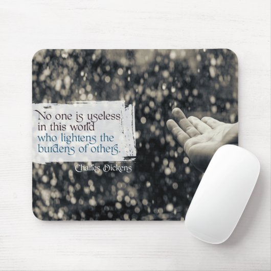 verlicht de last van anderen muismat (Met muis)