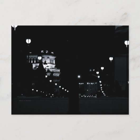 Verlicht de nacht briefkaart (Voorkant)