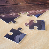 Verlicht de nachtscène van de Eiffeltoren in Parij Legpuzzel (Zijkant)