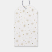 Verlicht de Sky Holiday Cadeaulabel (Achterkant)