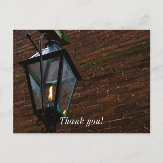 Verlicht de weg briefkaart (Voorkant)