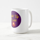 Verlicht de wereld ✨ | Minimal Elegant Diwali Koffiemok (Voorkant rechts)