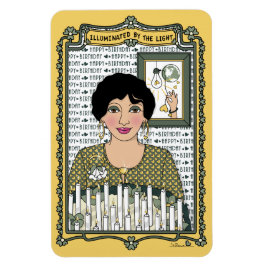 Verlicht door de Light_C_4x6 koelkast Magnet Magneet