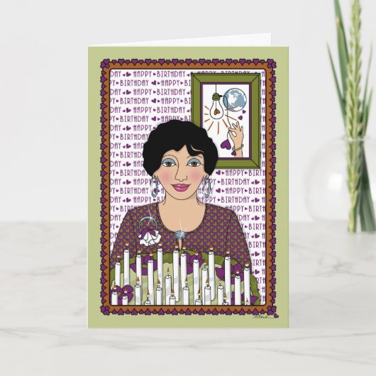 Verlicht door het licht_A_Wenskaart Kaart (Voorkant)