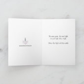 Verlicht door het licht_A_Wenskaart Kaart (Binnen)