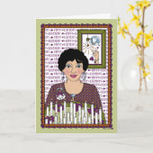 Verlicht door het licht_A_Wenskaart Kaart (Gele Bloem)