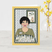 Verlicht door het licht_C_Wenskaart Kaart (Gele Bloem)