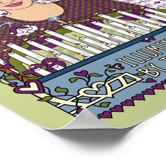 Verlicht door het Poster Light_A_8x10 (Hoek)