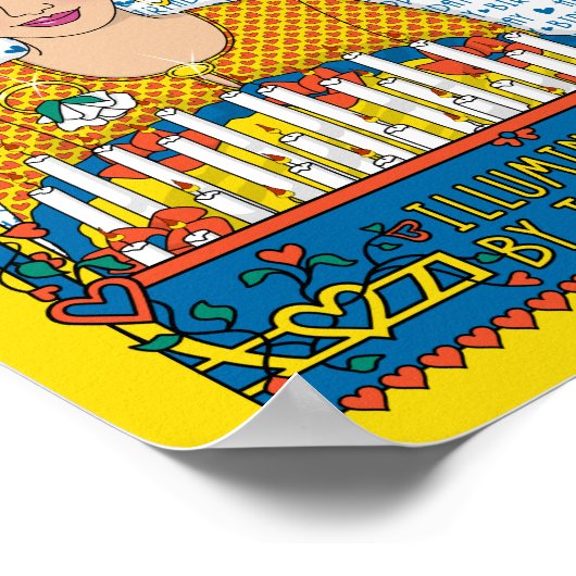 Verlicht door het Poster Light_B_8x10 (Hoek)