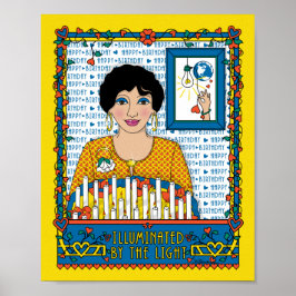 Verlicht door het Poster Light_B_8x10