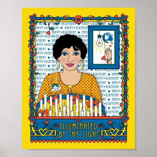 Verlicht door het Poster Light_B_8x10 (Voorkant)