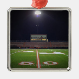 Verlicht Football veld Metalen Ornament