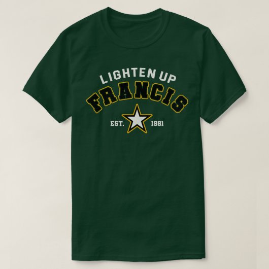 Verlicht Francis T-shirt (Design voorkant)