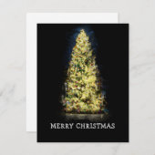 Verlicht geschilderde kerstboom (Voorkant / Achterkant)