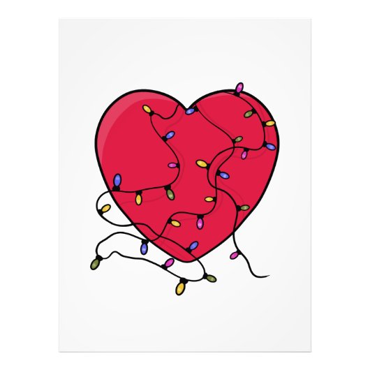 Verlicht hart foto afdruk (Voorkant)